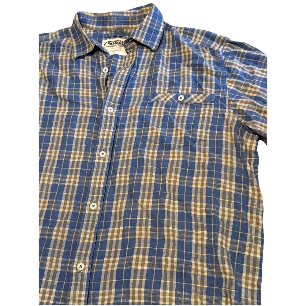 Mountain Khakis Shirt Jackson Hole‎ Short Sleeve Button Down Plaid Large